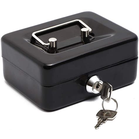 cash box metal|metal money box with key.